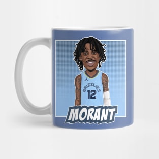 Ja Morant Cartoon Artwork Mug